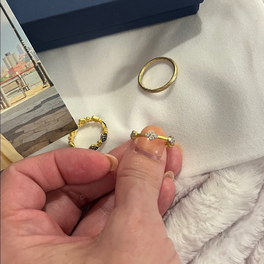 Frieda Rothman Size 7 Ring Stack. All are New. - Picture 4 of 5